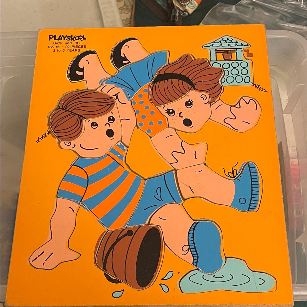 Playskool Orange and Blue Kids Puzzle